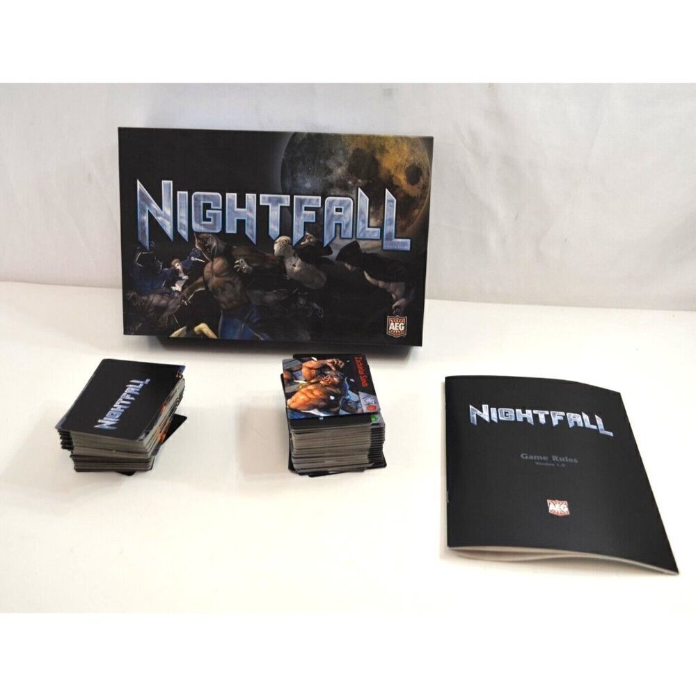 Nightfall Card Horror Board Game Alderac Entertainment Group AEG Complete 2011